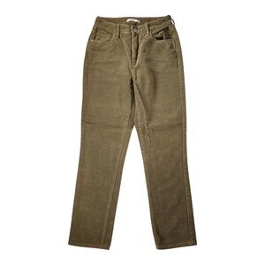 PacSun Jeans Women’s Size 25 Mom Jean High Rise Green Corduroy 100% Cotton XS